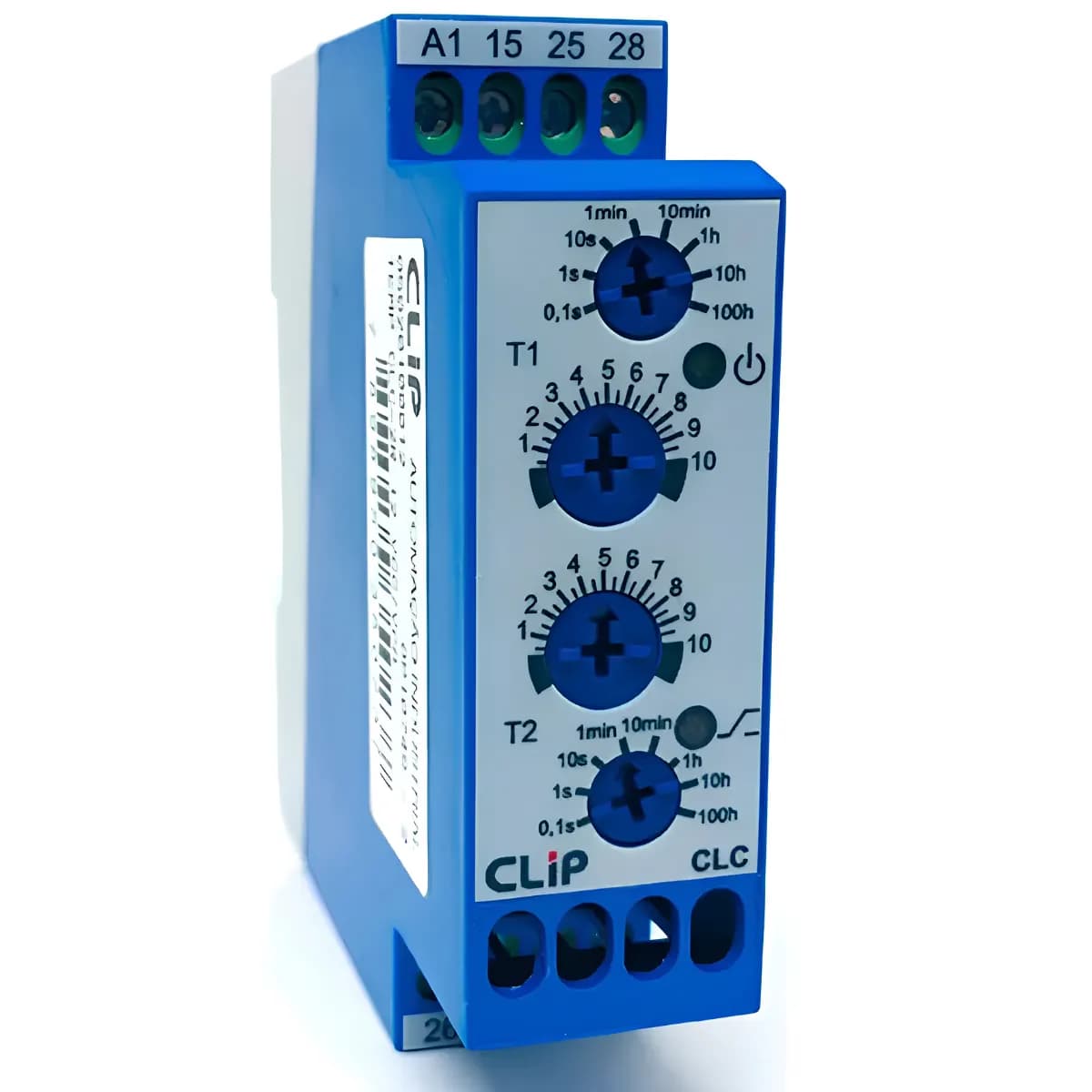 Temporizador CLC 24VCA/VCC e 90-242VCA - Clip