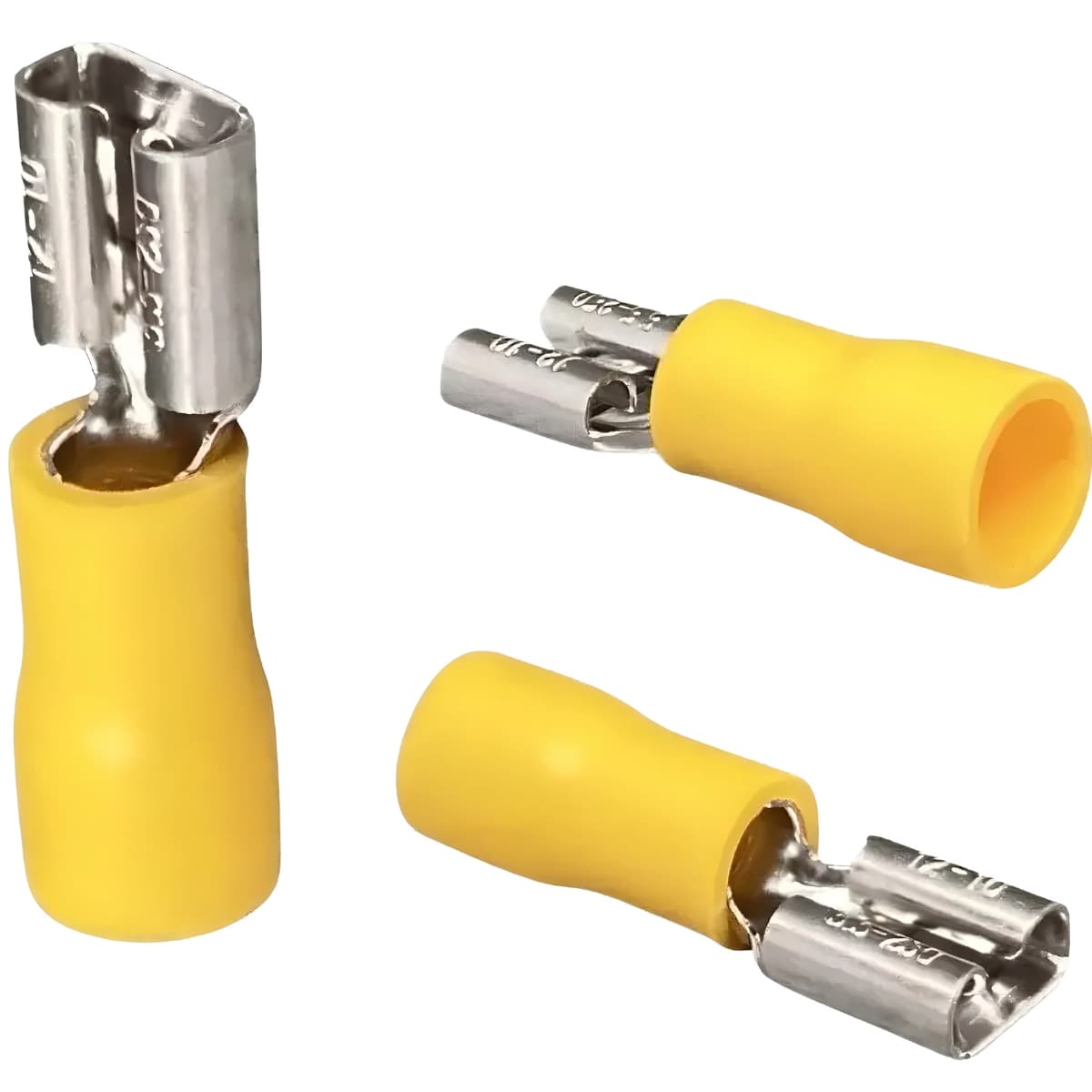 Terminal Fêmea Pré-isolado Amarelo 4,0x6,0mm 20 Peças - Sfor