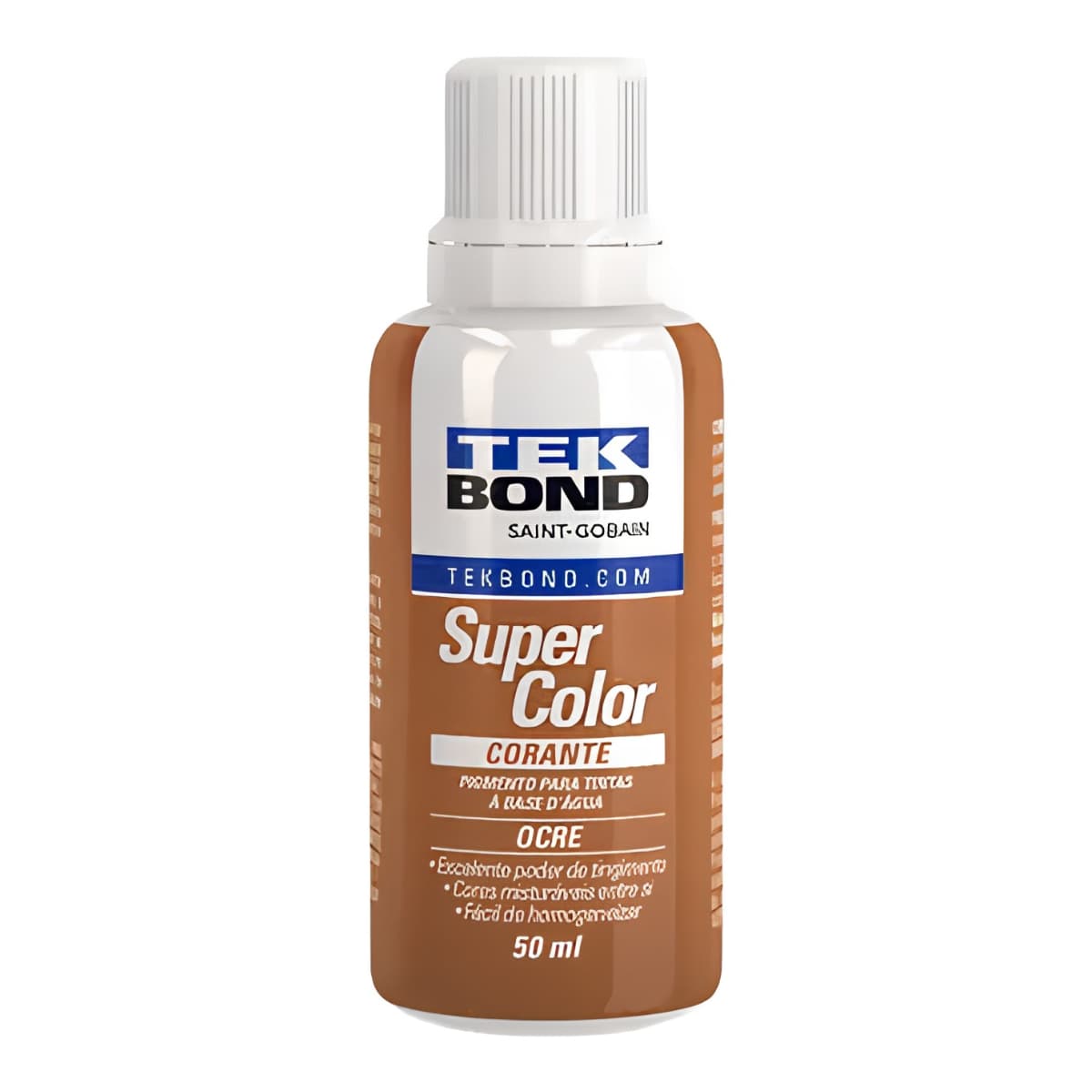 Corante Liquido Ocre 50ml - Tekbond