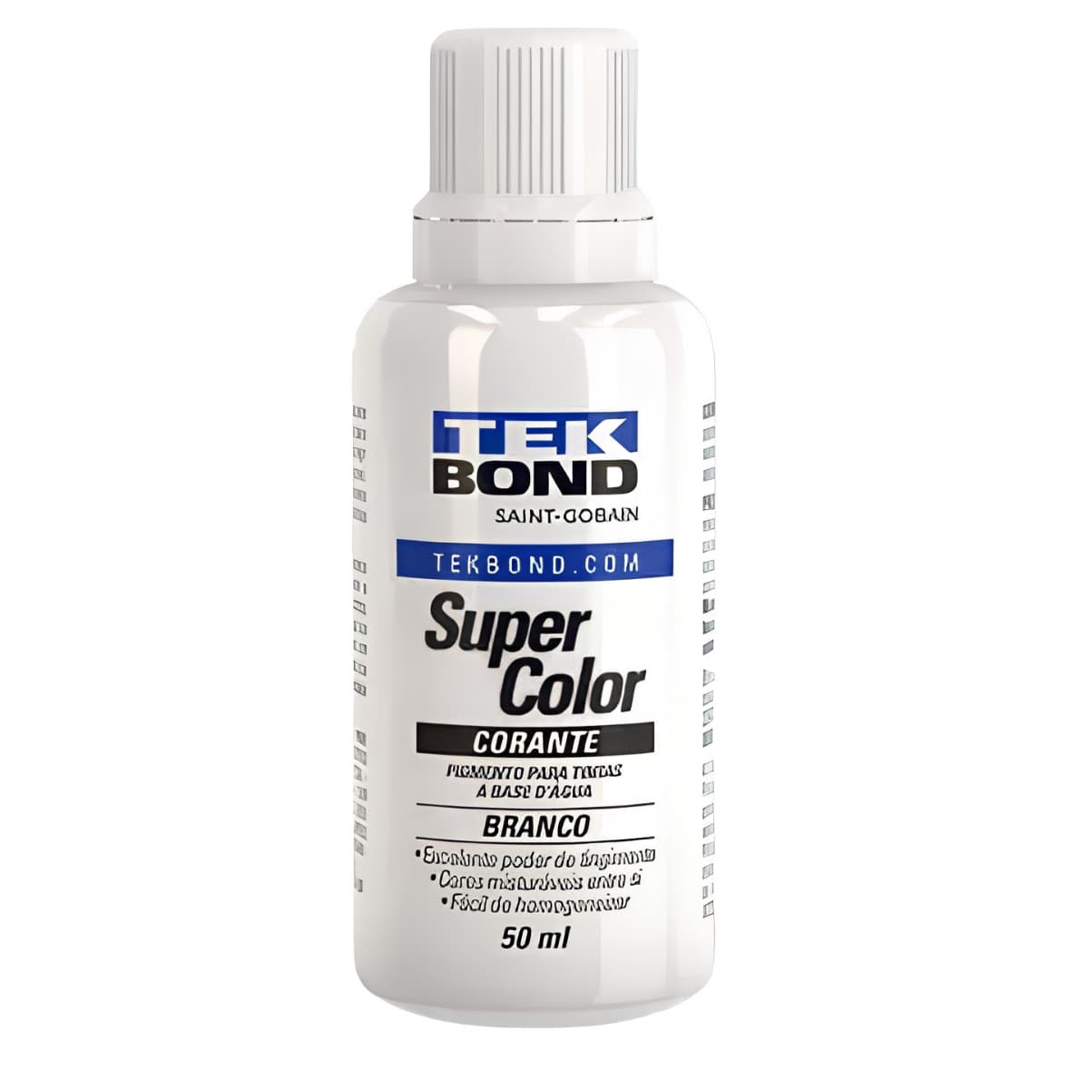 Corante Liquido Branco 50ml - Tekbond