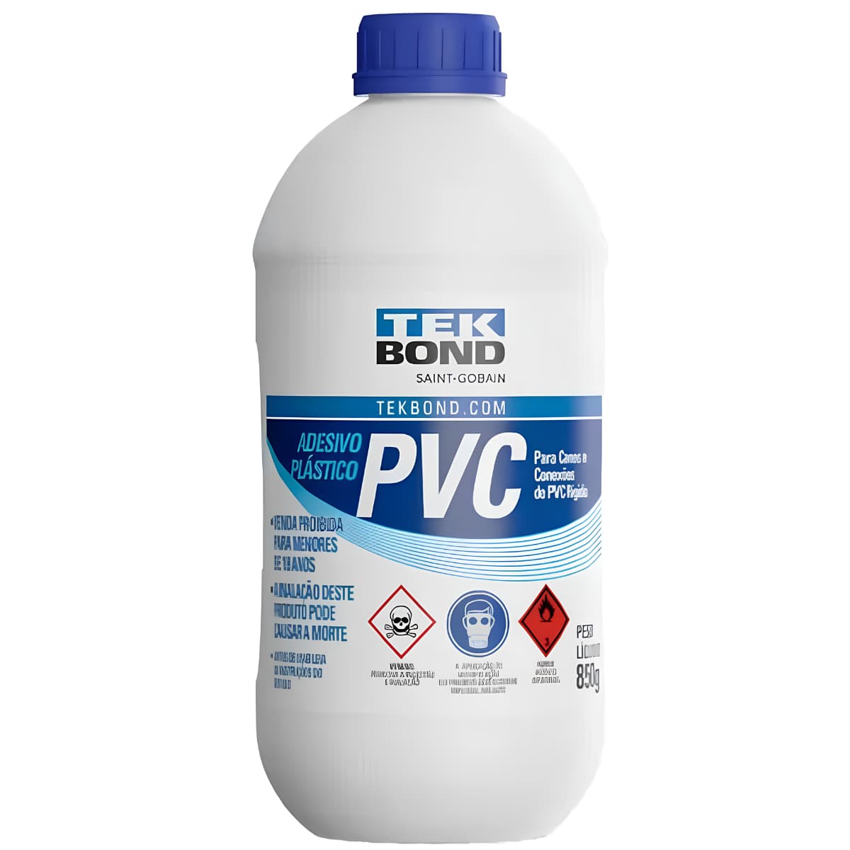 Adesivo para tubo de PVC Cola para Cano 850g Tekbond