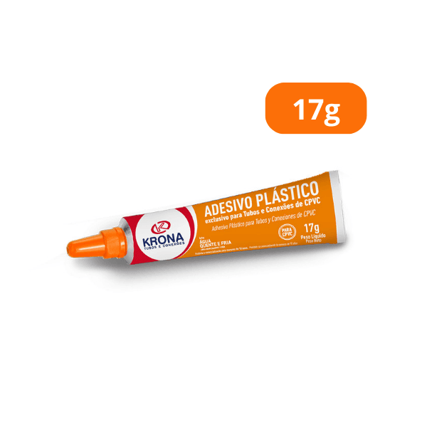 Adesivo Tubo CPVC Ultraterm Cola Para Cano Água Quente 17g - Krona