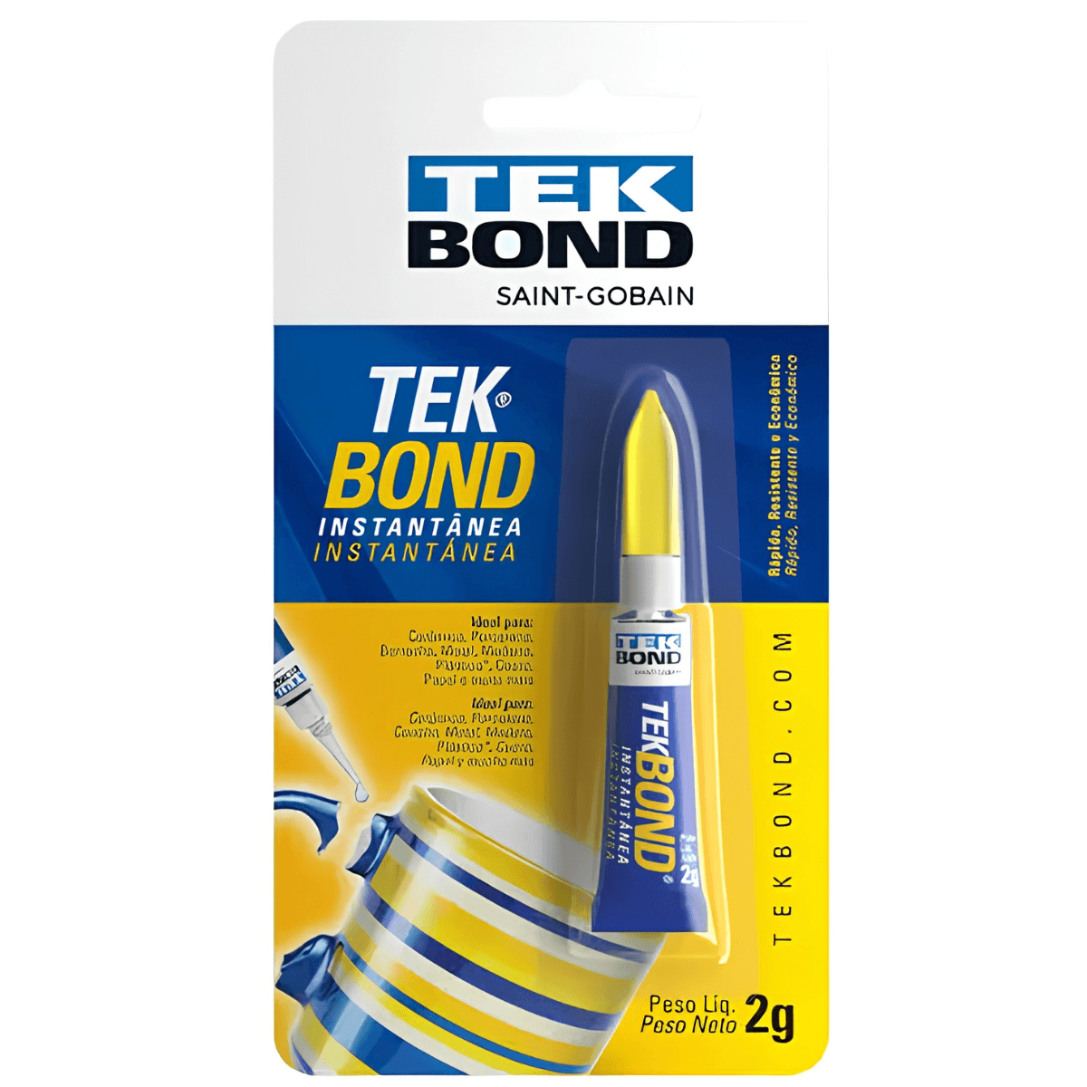 Tekbond Instantânea Blister 2g