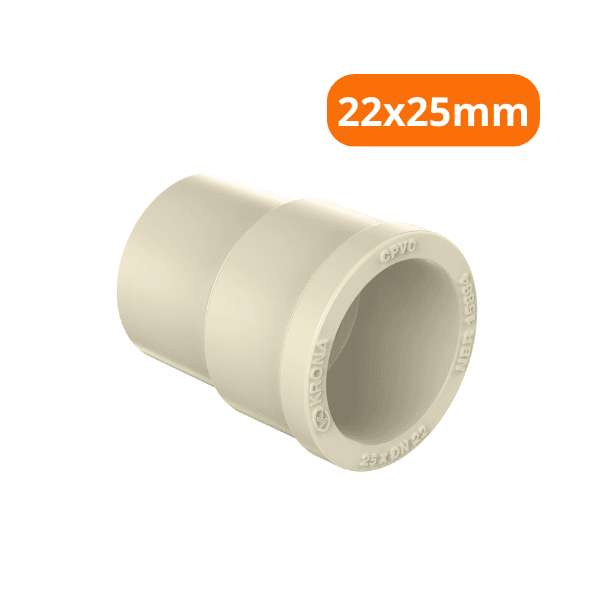 Luva Transição F/F Ultraterm X Soldável 22x25mm – Krona