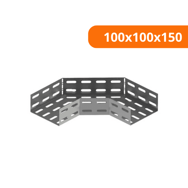 Curva Horizontal 90º Perfilado C/Viragem G-PZ 100x100x150 – Perfil Líder