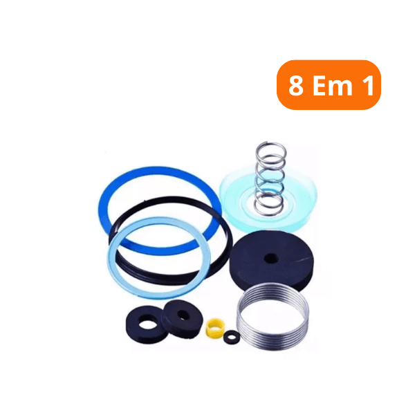Kit Reparo Unificado 8 Em 1 Para Vávula De Decarga VCE/VCR/LISA – Blukit