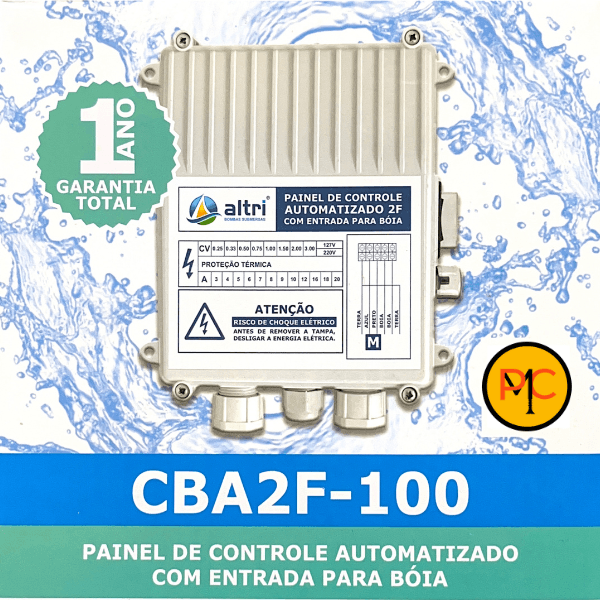 Altri Painel Para Bomba de Poço Com Entrada Para Boia 2 fios 1.00cv Mono 110v 16A