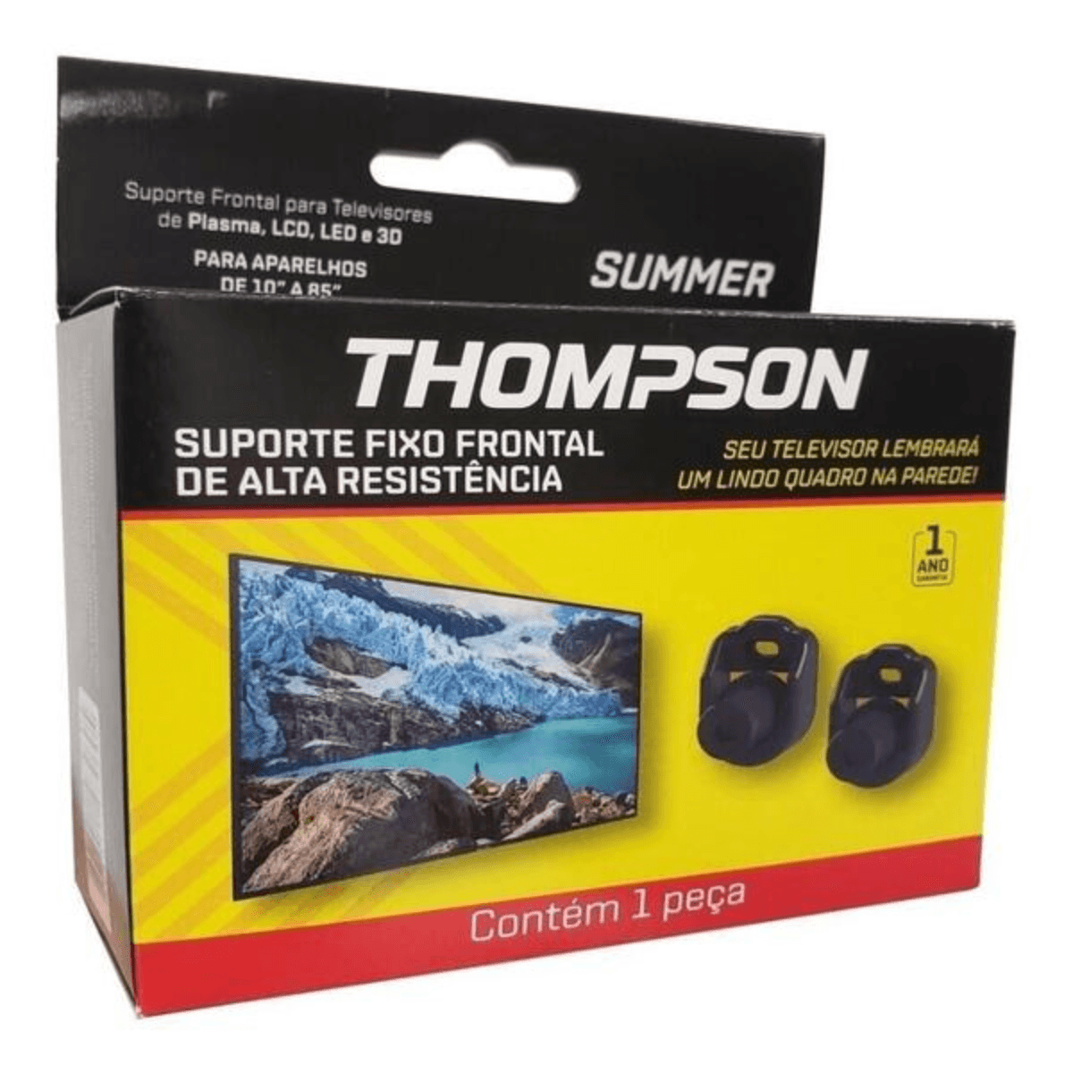 Suporte De TV LCD/Plasma/Led/3D Fixo Frontal 10″ a 85″ – Thompson