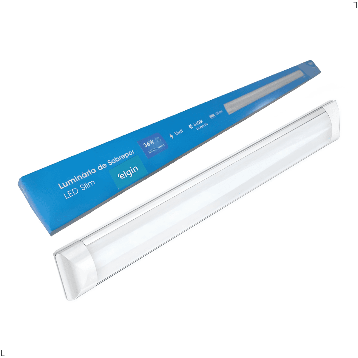 Luminária LED Slim Elgin Branco Frio 36W 2400LM 6500k