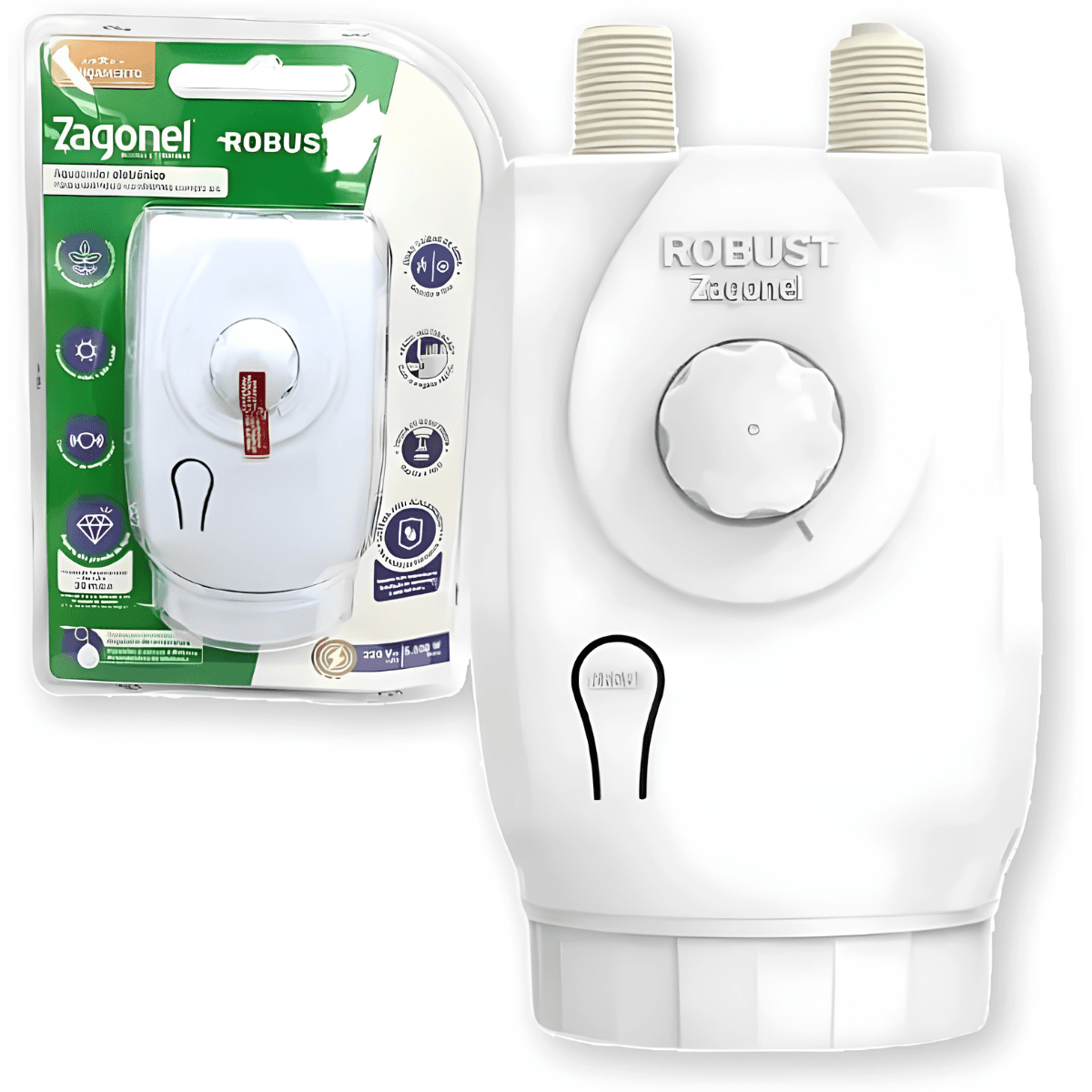 Aquecedor Robust Eletrônico Branco 5500W 220V Zagonel
