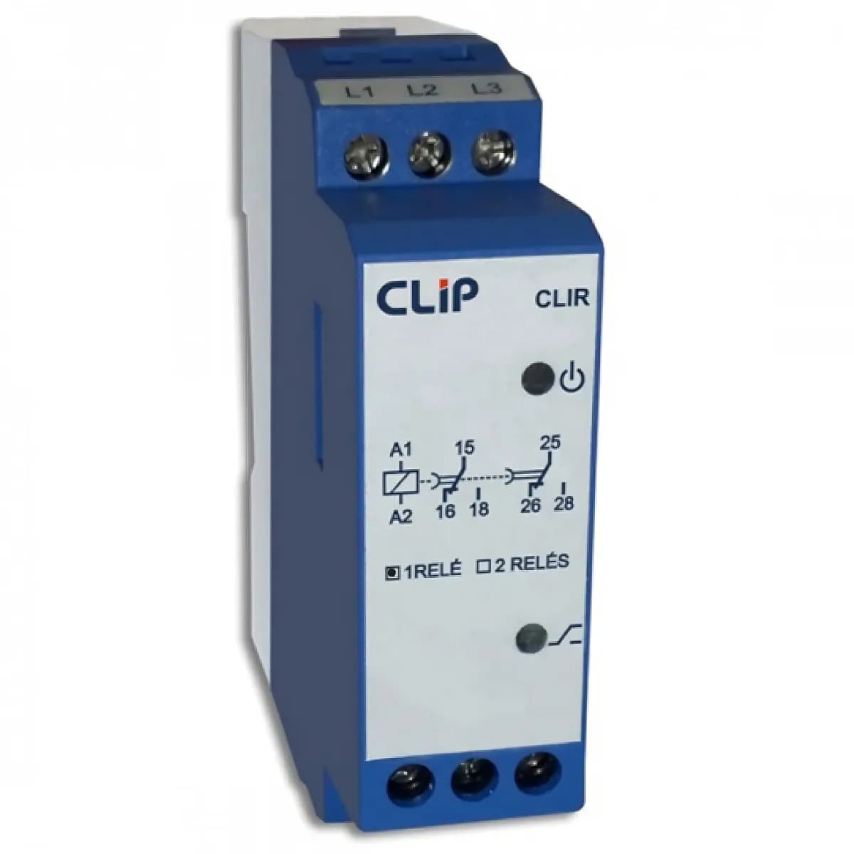 Interface Acopladora a Relé CLIR 1SPDT 12Vca/Vcc ou 24–242Vca/Vcc - Clip