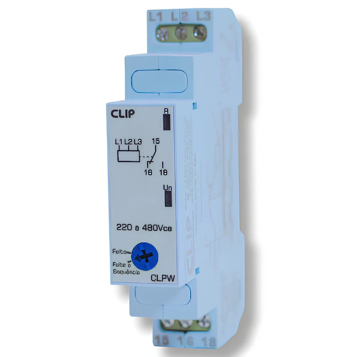 Monitor de Tensão Trifasico CLPW 220~480VCA S/Retardo - Clip