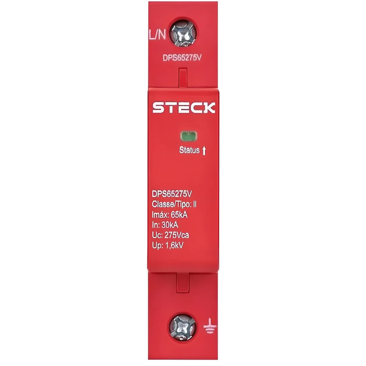 DPS Protetor de Surto Classe II 65KA 275V Base + Cartucho - Steck