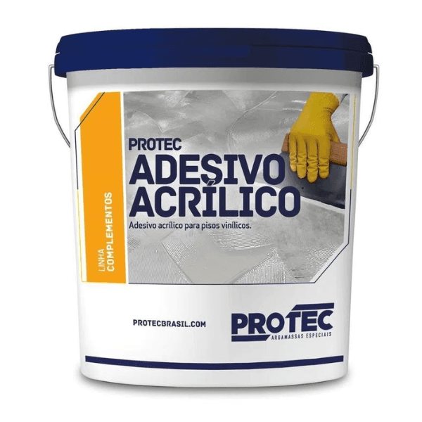 Protec Adesivo Acrílico Cola Para Piso Vinílico 4Kg