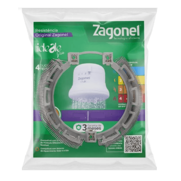Resistência Ducha Ideale Plus/Fluir 220v 6800w - Zagonel