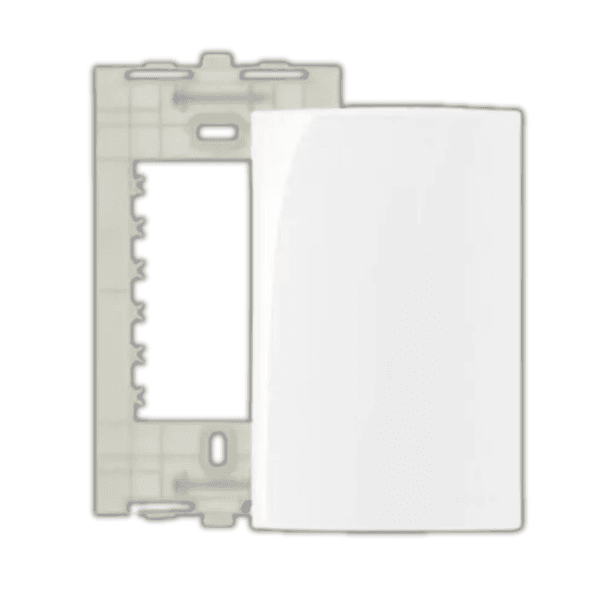 Conjunto Placa Espelho Cega 4X2 Com Suporte Sleek MarGirius