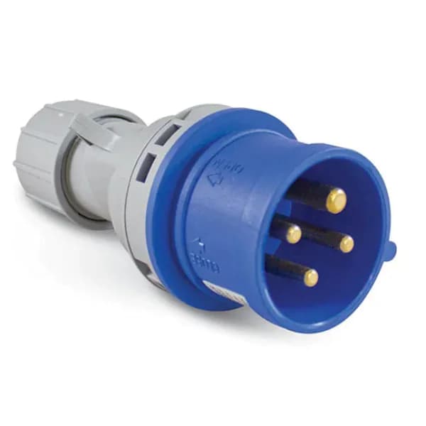 KM Plugue Móvel 4 Polos 200/250V 32A Azul - Krausmuller