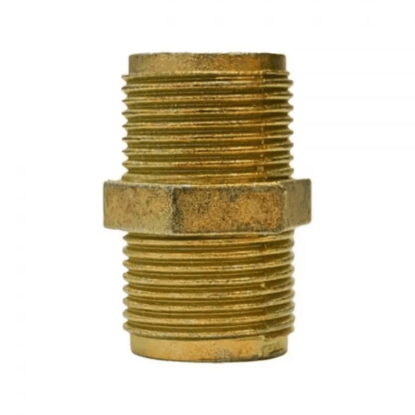 Niple Metal Amarelo 3/8"X3/8" - Garden
