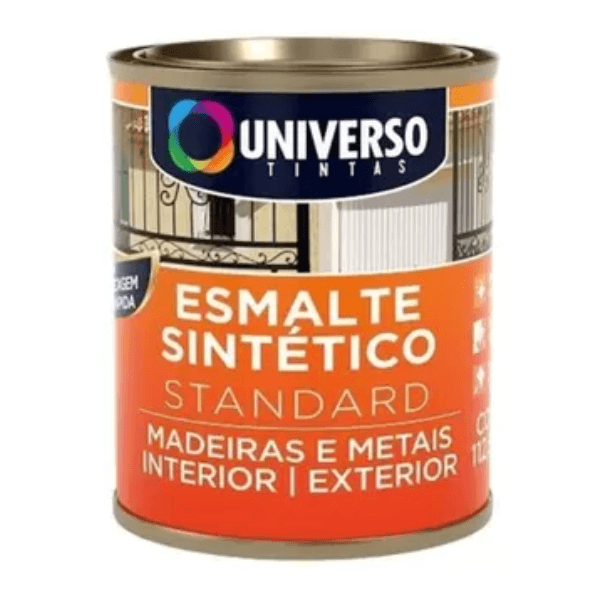 Esmalte Sintético Standard Madeiras e Metais (Branco) 225Ml – Universo