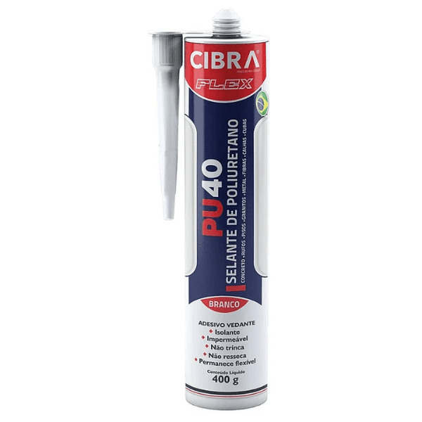 Adesivo Selante Pu40 Cibraflex Branco 400G - Cibra