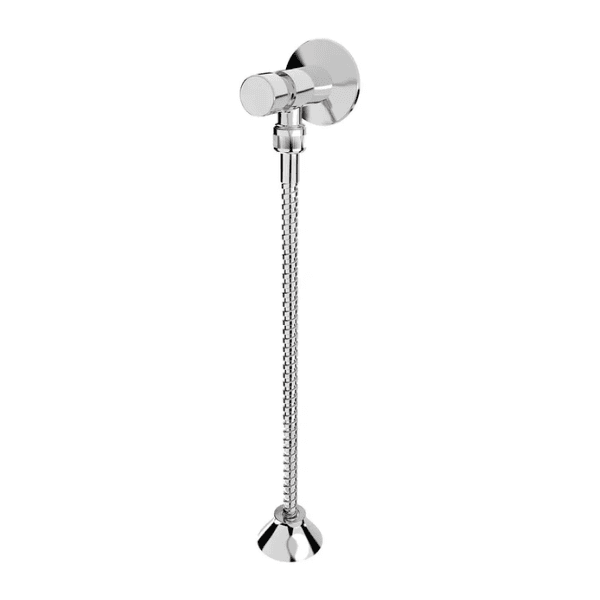 Válvula Para Mictório Cromada Com Canopla e Flexível 30cm - Blukit