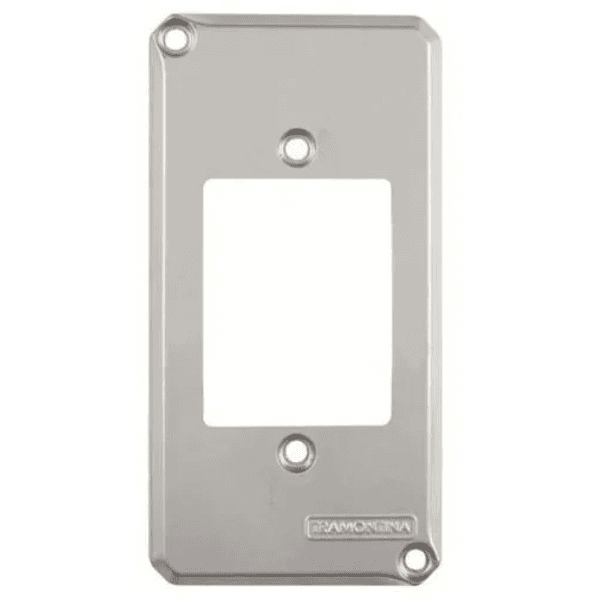 Tampa Para Condulete de 1" Com 3 Posto Vertical Juntos Para Tomada e Interruptor - Tramontina
