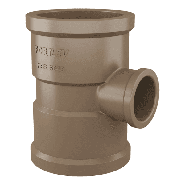 Tê de Redução Soldável 50X25mm Fortlev