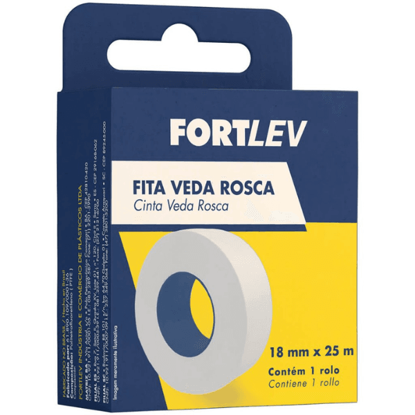 Fita Veda Rosca 18mm X 25m – Fortlev