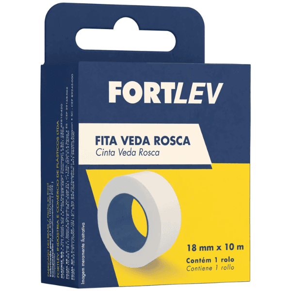 Fita Veda Rosca 18mm X 10m – Fortlev