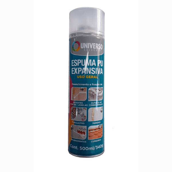Espuma Expansiva PU – 500ML/340G – Universo