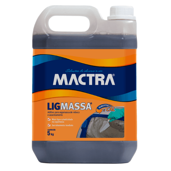 Aditivo De Argamassa De Reboco E Assentamento Ligmassa 5 L – Mactra