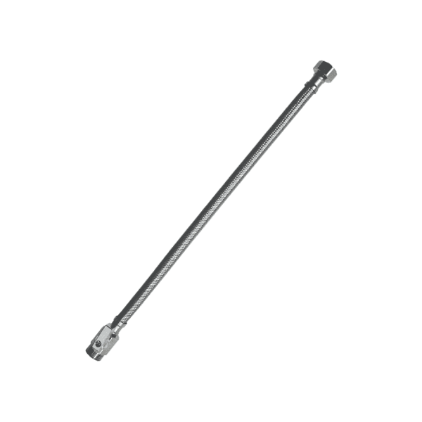 Registro Esfera Com Engate Flexível Aço Inox 40cm Japi
