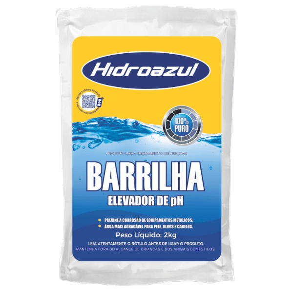 Barrilha Elevador De Ph Para Piscina 2kg – Hidroazul