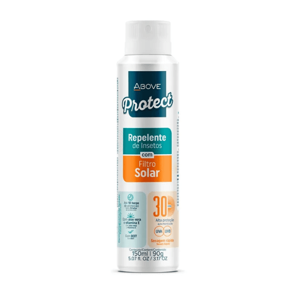 Repelente Spray AC 120g/150ml Com Filtro Solar – Above