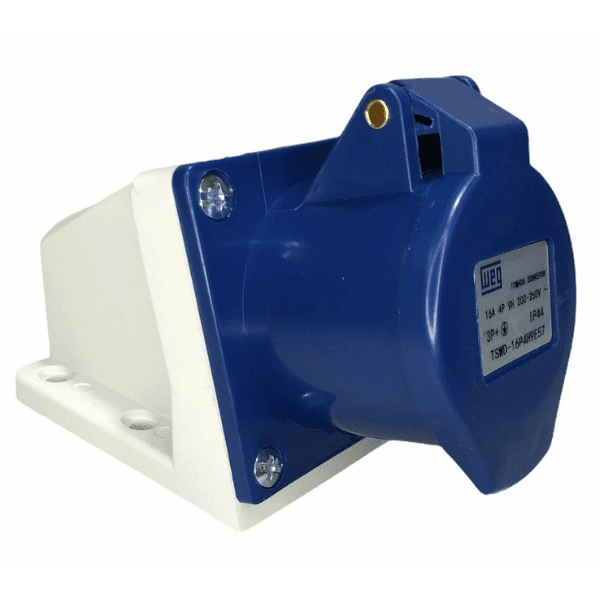 KM Tomada de Sobrepor 3 Polos 200/250V 32A Azul – Krausmuller