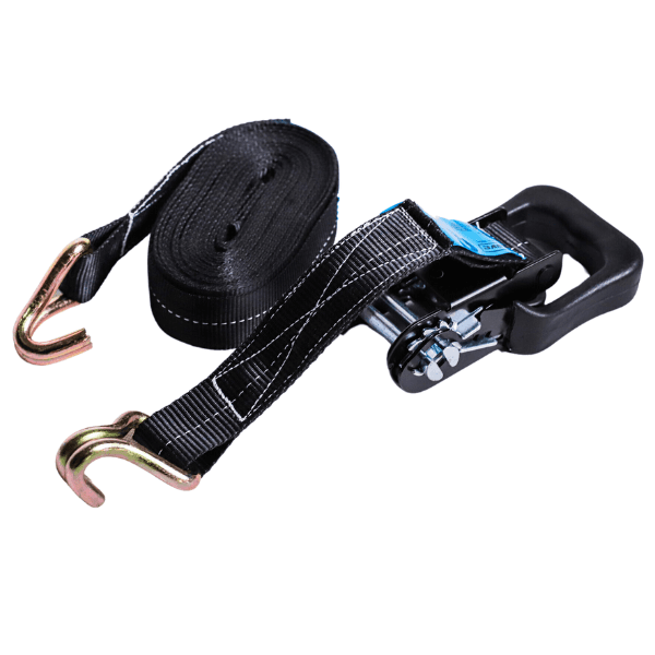 Conjunto Cinta E Catraca 1500kg 35mm 6m Gancho J Preto Básico Mave