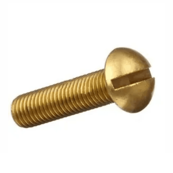 Parafuso Latão 1/8 X 6,0mm Cabeça 5,0mm Saco Plástico Com 10 Peças Blukit