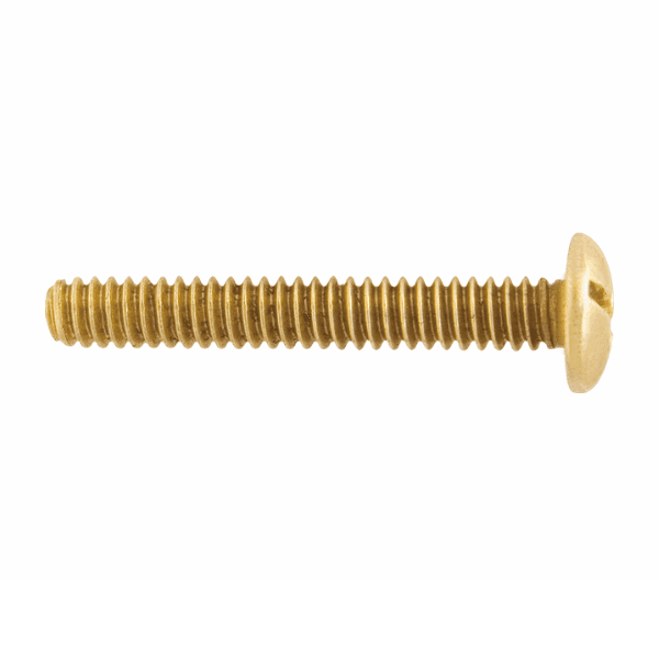 Parafuso Latão 5/32 X 16mm Cabeça 7,0mm Saco Plástico Com 10 Peças – Blukit