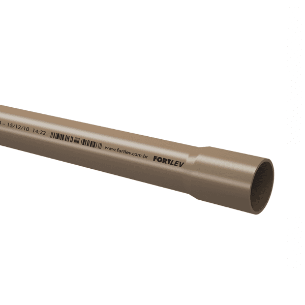 Tubo Soldável Cano PVC 75mm – 6M Fortlev