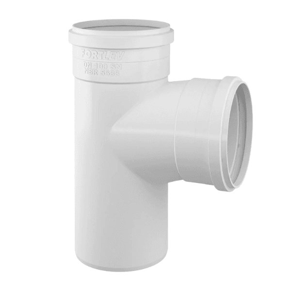 Tê Para Esgoto SN DN 150 – Fortlev