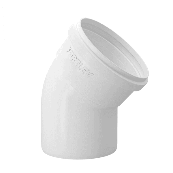 Joelho 45 Para Esgoto SN DN 200 – Fortlev