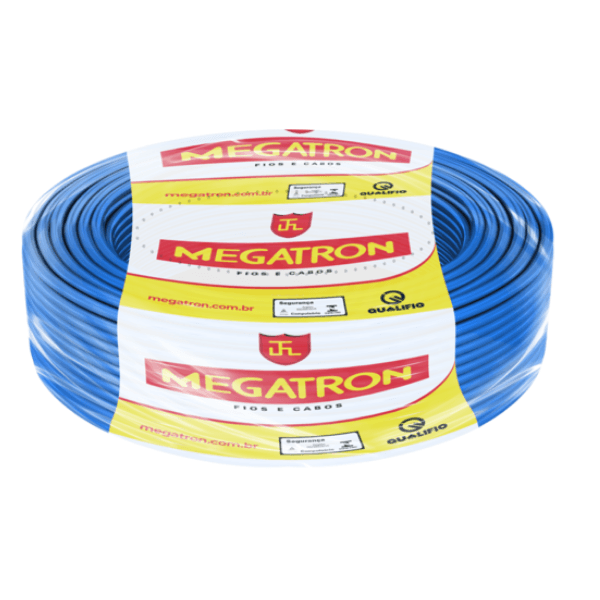 Cabo Flexível Azul 750v 2,50 Mm 100m – Megatron