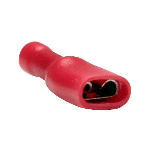 Terminal Fêmea Total-isolado Pvc Vermelho 0,5×1,5mm 20 Peças Sfor
