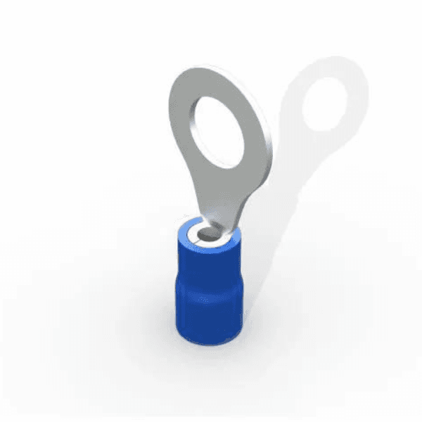 Terminal Anel Pré-isolado Azul 1,5×2,5 mm M6 20 Peças Sfor