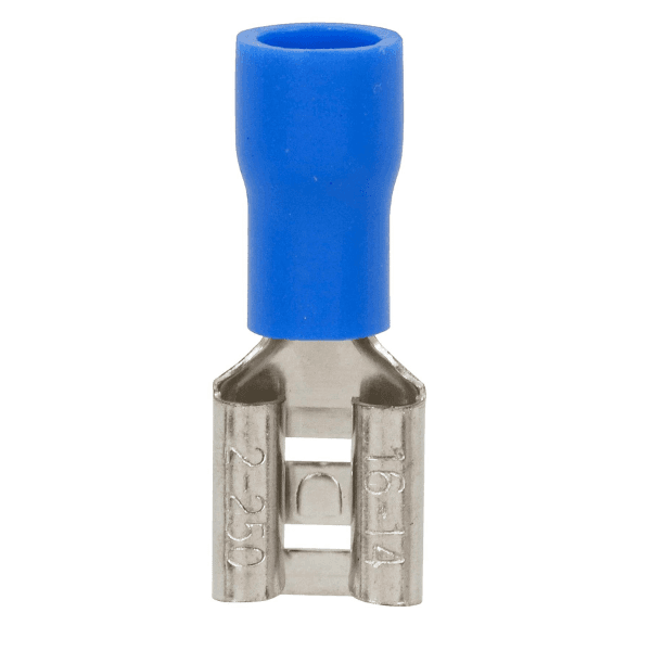 Terminal Fêmea Pré-isolada Azul 1,5×2,5mm 20 Peças Sfor