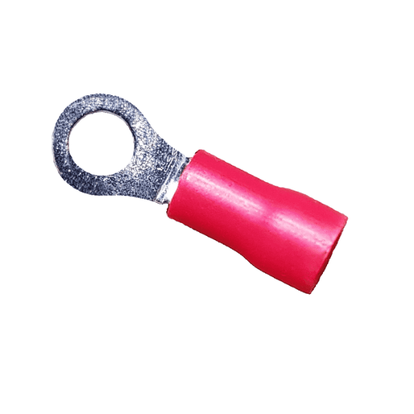 Terminal Anel Pré-isololado Vermelho 0,5×1,5 mm M6 20 Peças Sfor