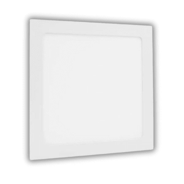 Painel Plafon Led Eco Embutir 18W 6500K Branco Quadrado Bivolt Galaxy