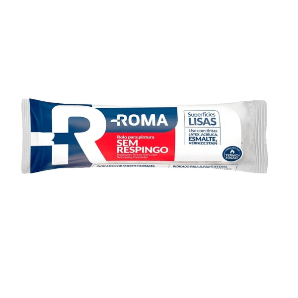 Rolo De Pintura Lã Sem Respingo 23cm Sem Cabo – Roma