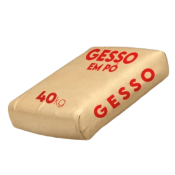 Gesso Lento 40Kg Para Revestimento e Fundição