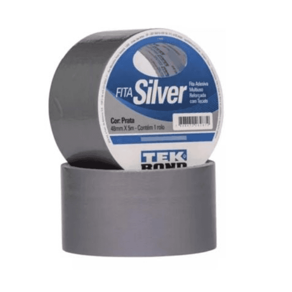 Fita Silver Tape Tekbond 48mm x 5m